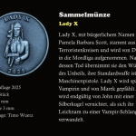Sammelmünze - Lady X